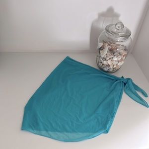 Gorgeous aqua bathing suit cover up